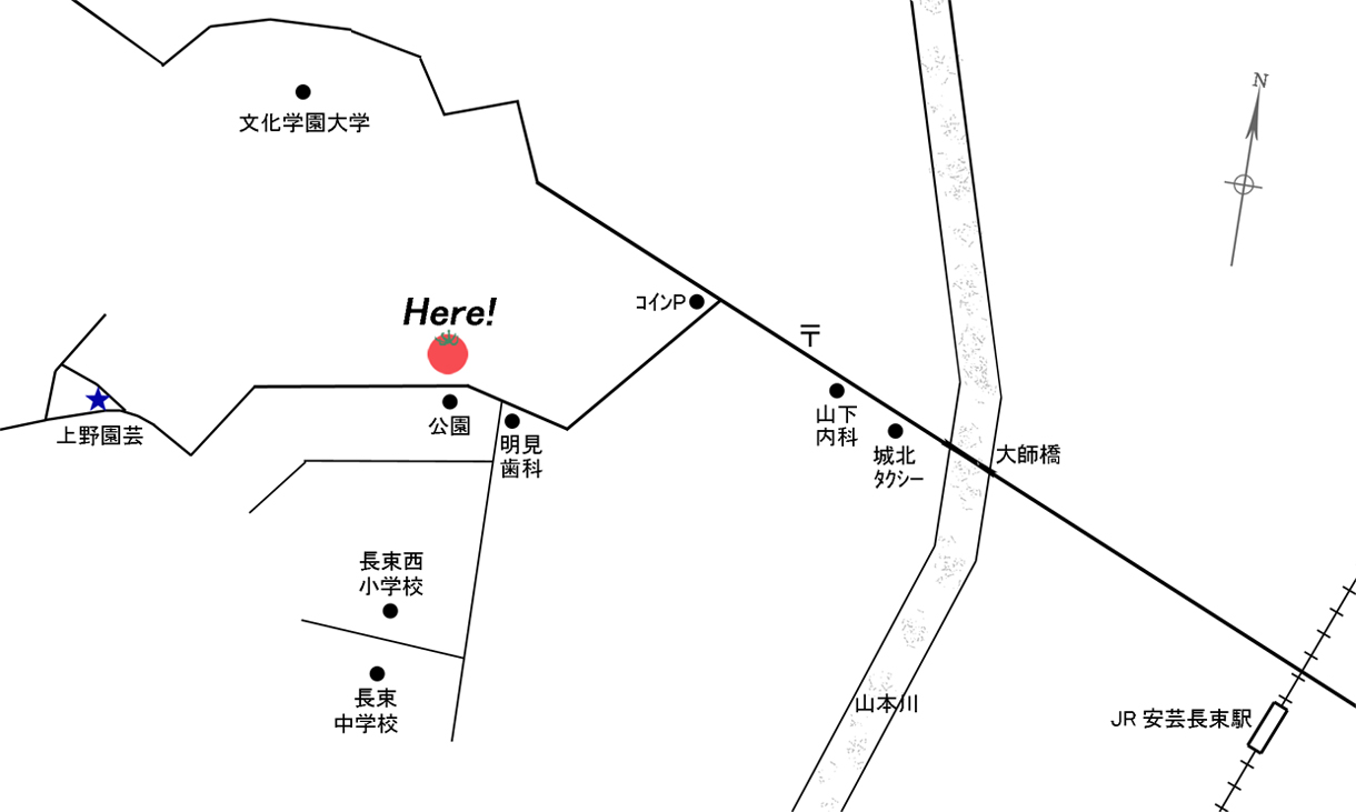 空宙トマト直売市地図